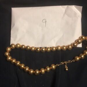 Elegant Gold Beaded Necklace